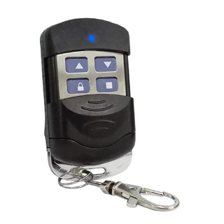 Controle Remoto Compatível 433Mhz Portão Electrónico Garagem 4 Botões Residencial com LED Azul bombom store