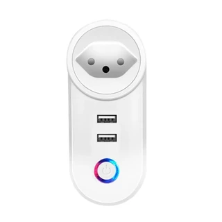 Wifi inteligente tomada wi-fi móvel Residencial plug 16a app controle remoto trabalho para alexa google casa