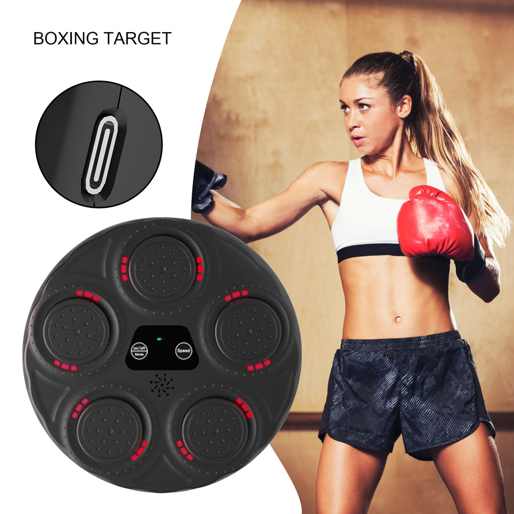 DerALEX - Dispositivo di boxe interattivo con musica e indicatore LED