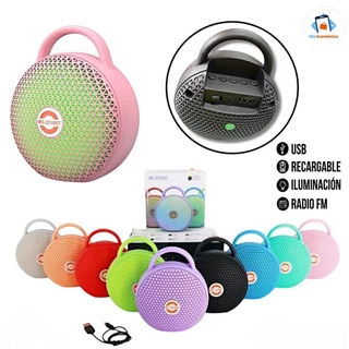 Potente Caixa De Som Wireless Bluetooth 5.3，LED RGB Flutuante，Compatível com Pen-drive USB，Portátil para Viagens em Oferta na Shopee