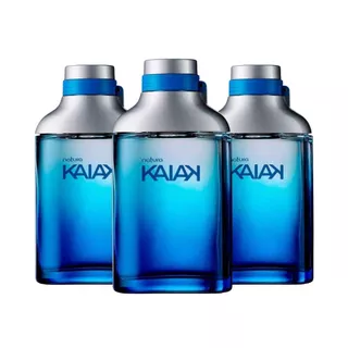 Kit 3 Perfumes Kaiak Masculino 100ml – Tradicional, Fragrância Marcante e com Alta Fixação Exclusiva