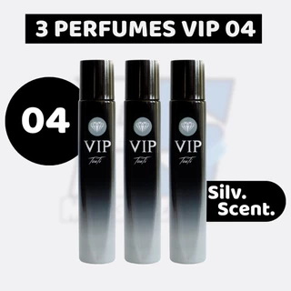 Kit 3 Perfumes VIP Nº04 (Silv. Scent) - 50ml