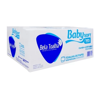 Papel Toalha Interfolha 2 Dobras Folha Simples 100% Celulose 4.800 folhas Baby em Oferta na Shopee