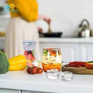 Peso De Vidro De Fermentação Idealistas Com Alça Fácil De Segurar Tampa Pesado Para Picles De Jarra Crock Kimchi Agradáv