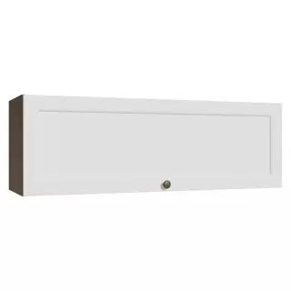 Armário Aéreo 100 cm 1 Porta Basculante Rustic/Branco Vik Madesa em Oferta na Shopee