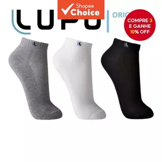 Conjunto De 6 Pares De Meias Lupo Low-Cut-Algodão Original Com Logo Medyas Para Homens E Mulheres | Diário , Esporte Neg em Oferta na Shopee