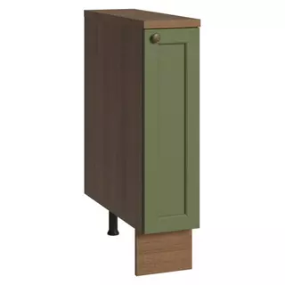 Balcão Porta-Temperos 20 cm 1 Porta Rustic/Verde Vik Madesa em Oferta na Shopee