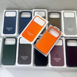 Nova Capa Magsafe De Couro Para IPhone11 12 13 14 15 PROMAX16 17Pro Max Com Adsorção Magnética