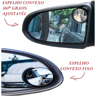 Oferta Conjunto De 2 Espelho Para Retrovisor Automóveis 5,2CM Convexo Carro Caminhão Fixo Ou Regulável em Oferta na Shopee