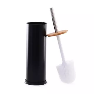 Escova Sanitário com Suporte Preto em Oferta na Shopee