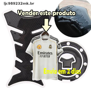 2x Protetor de Combustível de Fibra de Carbono 3D Universal para Motocicleta Adesivo [WELL] 9S8S