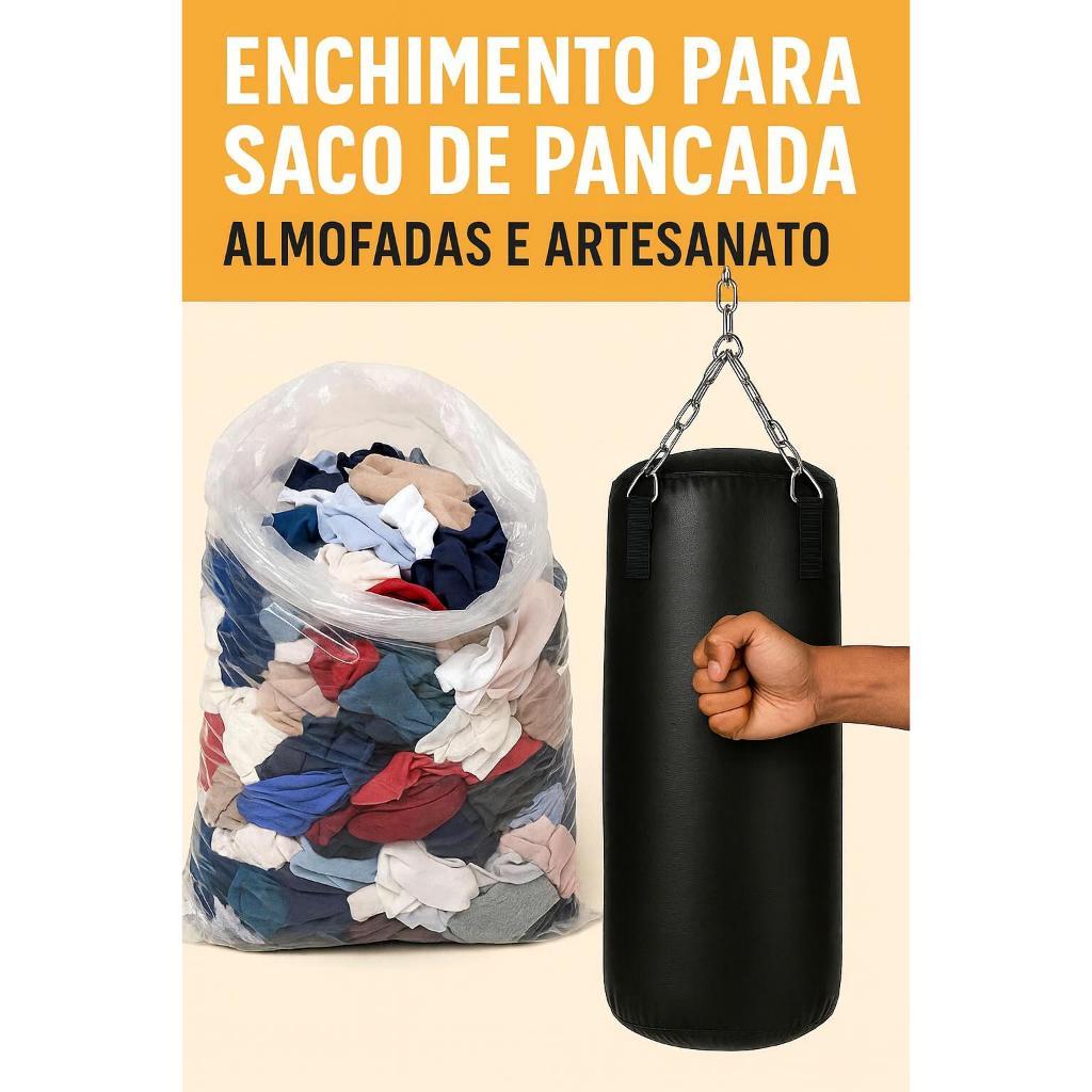 Retalho de Tecido para Enchimento de Saco de Pancada e Almofadas ...