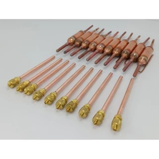 Kit 10 Pçs Filtro Cobre 3/4 90 Mm + Válvula Serviço Schrader