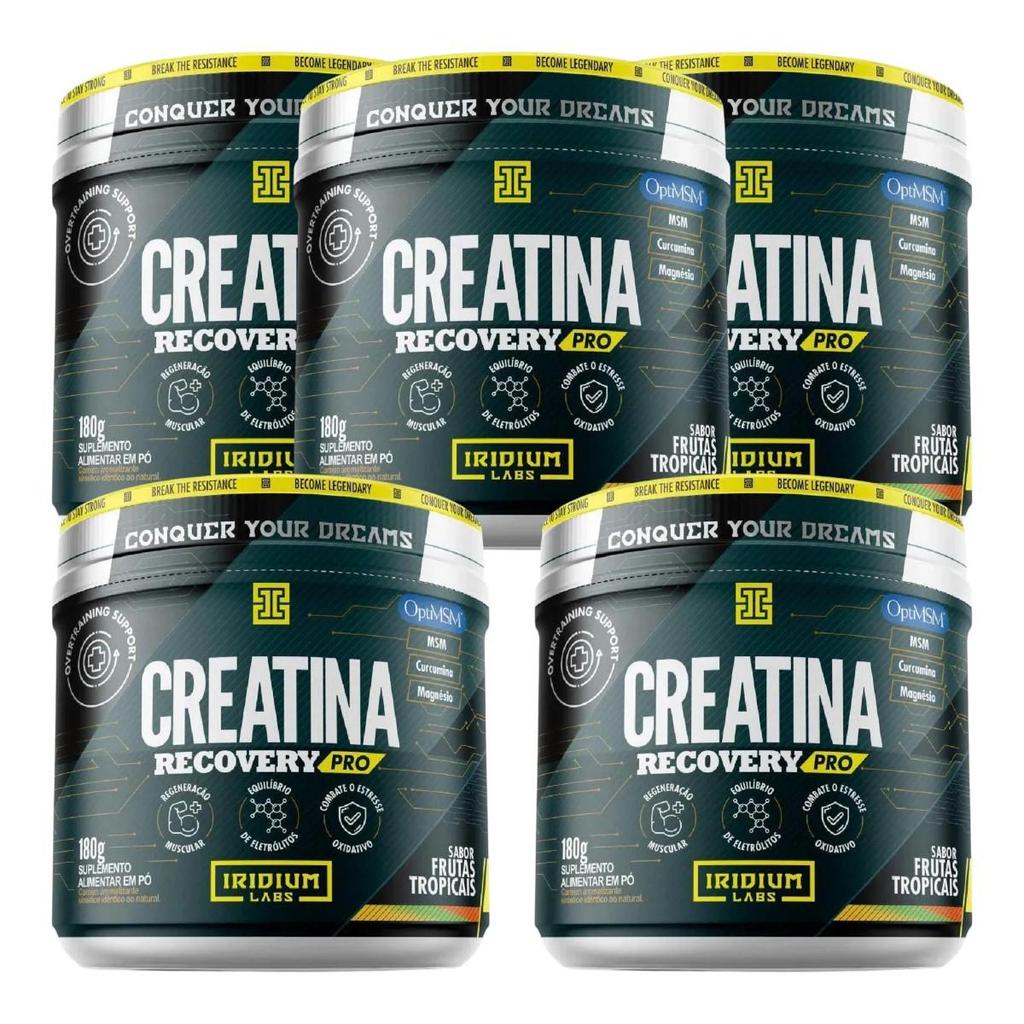 Kit Creatina Recovery Pro Sabor Frutas Tropicais Iridium Labs Com 5 ...