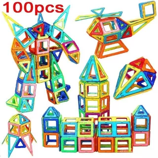 Blocos Montar Magnético Construção Brinquedo Para Presentes Das Crianças Blocos Magnéticos De Construção Kids Magic Toys