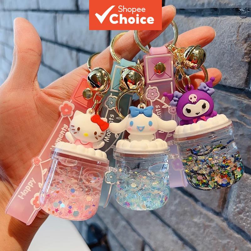 Chaveiro Hello Kitty Kuromi Pingente Porta-Chaves De Casal De