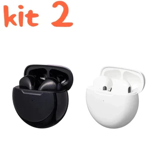 Fones de ouvido Air Pro 6 TWS Bluetooth sem fio Fones de ouvido esportivos KIT 2 marisa em Oferta na Shopee