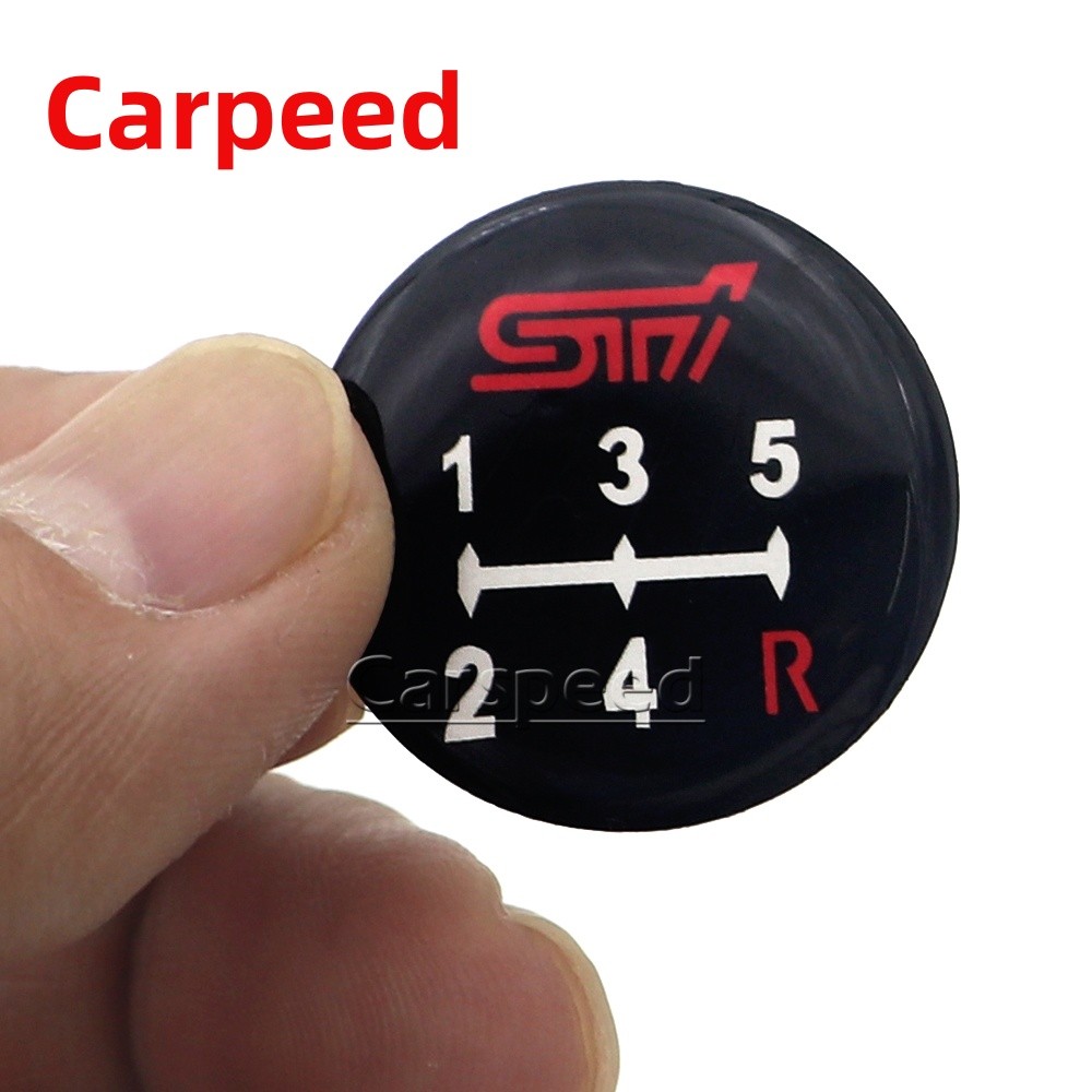 Adesivo Para Botão De Mudança De Carro Colher 3D RALLIART TRD NISMO STI ...