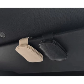 Best Seller: Clip de Óculos para Carro Visor - 2 Cores (Preto/Cinza) | Anti-risco | Organiza Óculos de Sol e Cartões
