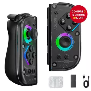  AOLION Controle de Jogo Sem Fio Dual Hall Joycon para Nintendo Switch