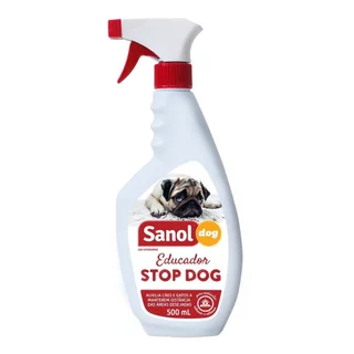 Stop Dog Sanol Educador Sanitário 500ml em Oferta na Shopee