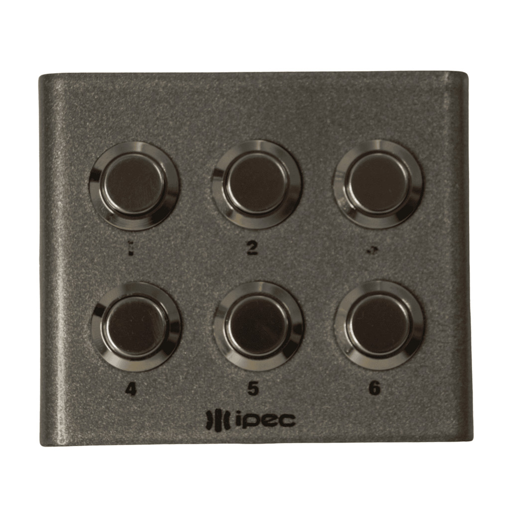 Botoeira Inox Prata 6 Botões - BOTOK 6 - IPEC | Shopee Brasil