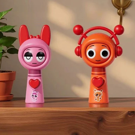 Boneco Sprunki que Muda Rosto | Chaveiro do Rhythm Box | Presente para Fãs