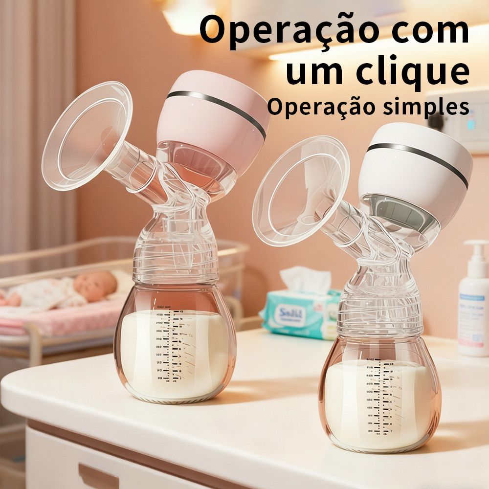 Bomba Automática de Tirar Leite Portátil com Alta Potência de Sucção ...