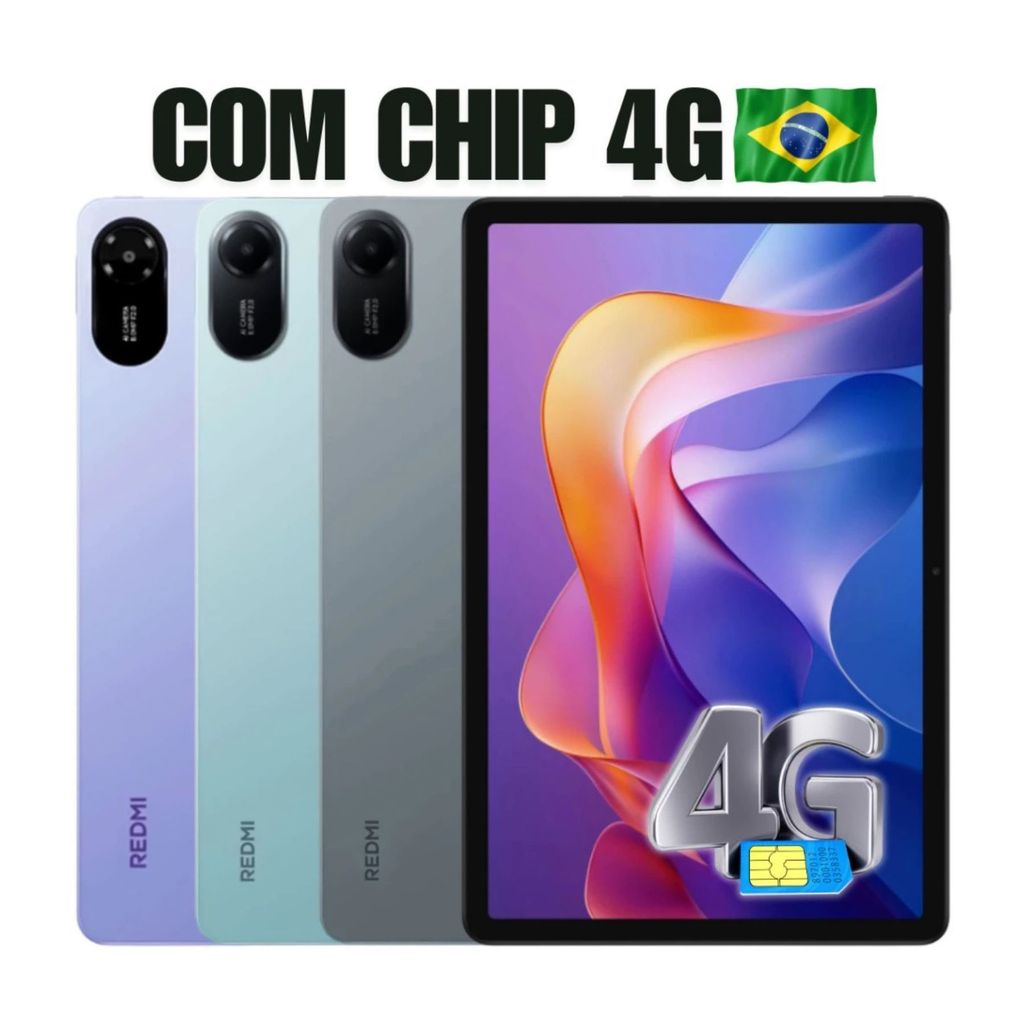 Tablet Xiaomi Redmi Pad 2 4G Wi-Fi Tela 11