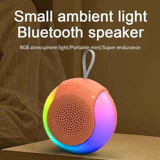 Caixa De Som Bluetooth 5.3 Portátil Potente com LED RGB，Suporta Pen-drive USB，HiFi Bass Profundo para Outdoor e Casa em Oferta na Shopee