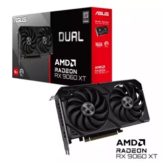 Placa de vídeo AMD Radeon ASUS RX9060XT Dual Series 16GB GDDR6 90YV0LG2-M0NA00 em Oferta na Shopee