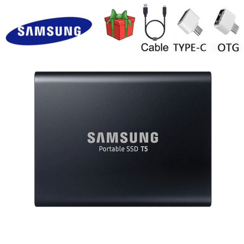 Original💯] SAMSUNG T5 1TB-128TB Unidade SSD Externa De Estado