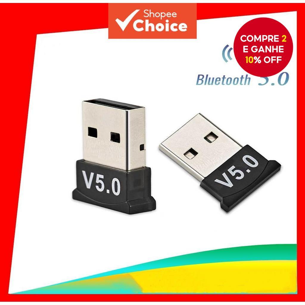 Receptor Bluetooth 5.0 Transmissor de Áudio USB Fones de Ouvido Conexão de Alta Velocidade