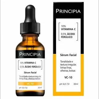 Principia VC - Sérum com 10% de Vitamina C e 0,5% de Ácido Ferúlico com alta eficácia contra linhas