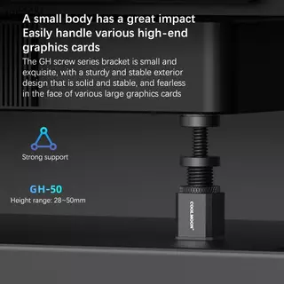 [jageekt] Suporte Para Placa Gráfica De Vídeo Vertical De 50-120 Mm Em Liga De Alumínio GPU Desktop PC Case BR