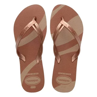 Havaianas Elegance Print Rose Gold em Oferta na Shopee
