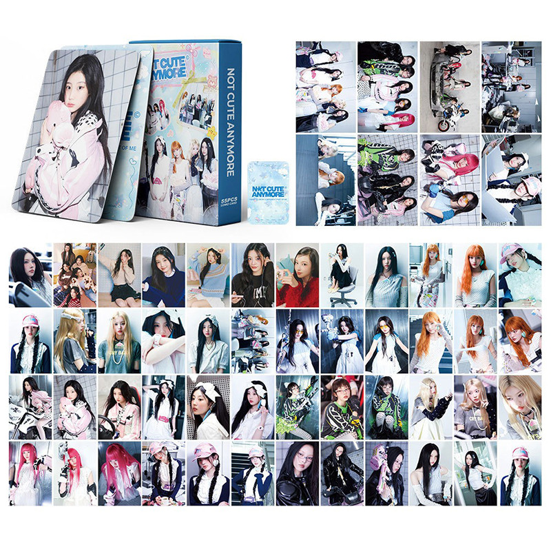 55pcs/box ILLIT Photocards NOT CUTE ANYMORE Álbum KPOP LOMO Cartão