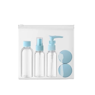 Conjunto de 5 Frascos para Viagem Ideal para Cosméticos em Oferta na Shopee