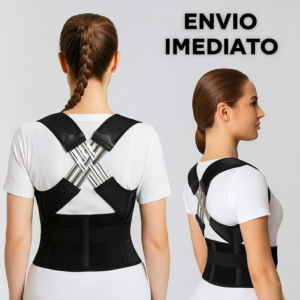 Corretor Postura Cinta Postural Para Coluna Corrigir Postura Protetor ...