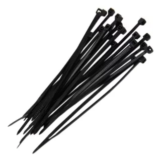 Abraçadeira de Nylon Preta 200x2,5mm – Pacote com 100 Peças – Titanium Platina em Oferta na Shopee