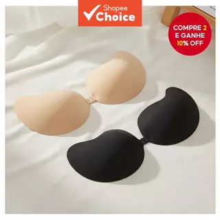 Sutiã Invisível com Fita de Mamilo de Manga Respirável e Fecho de Gancho para Roupas Íntimas em Oferta na Shopee