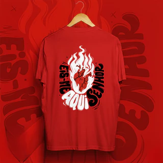 Camiseta T-Shirt Cristã "Eis Me aqui Senhor" 2025 Camisa Masculina e Feminina Promoção Cristã Envio Imediato