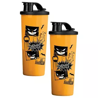 Kit 2 Copos Infantis Tupperware com Bico Kids 470ml Batman em Oferta na Shopee