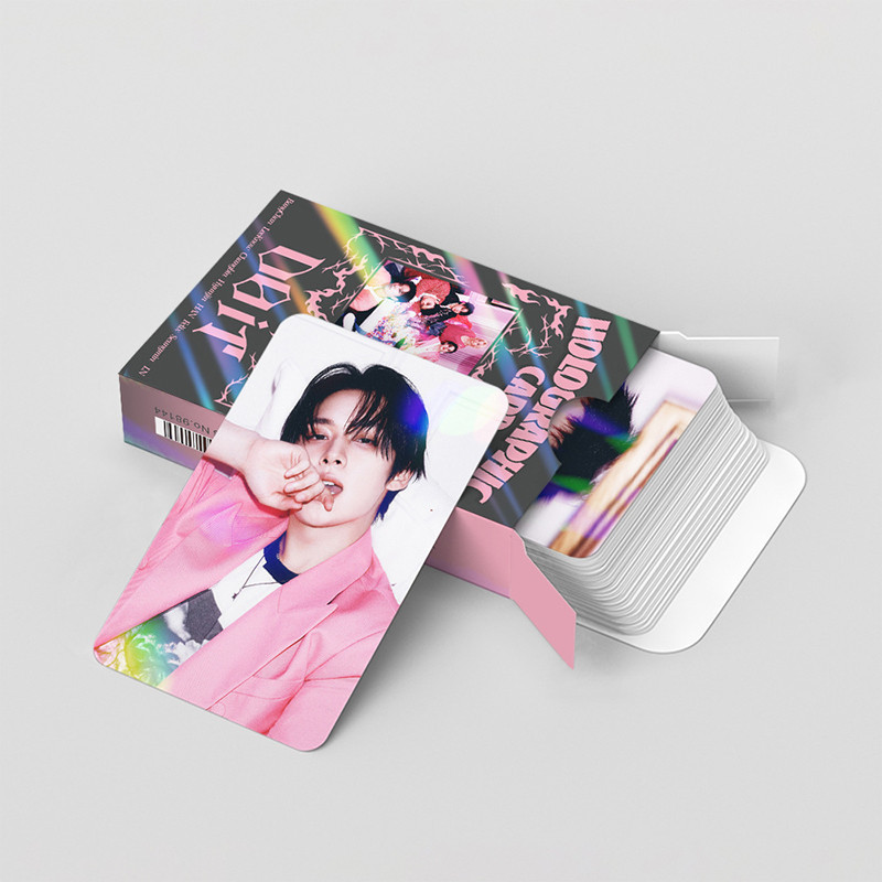 124 Pçs/Caixa Stray Kids Photocards Faz IT Cartão LOMO Holográfico