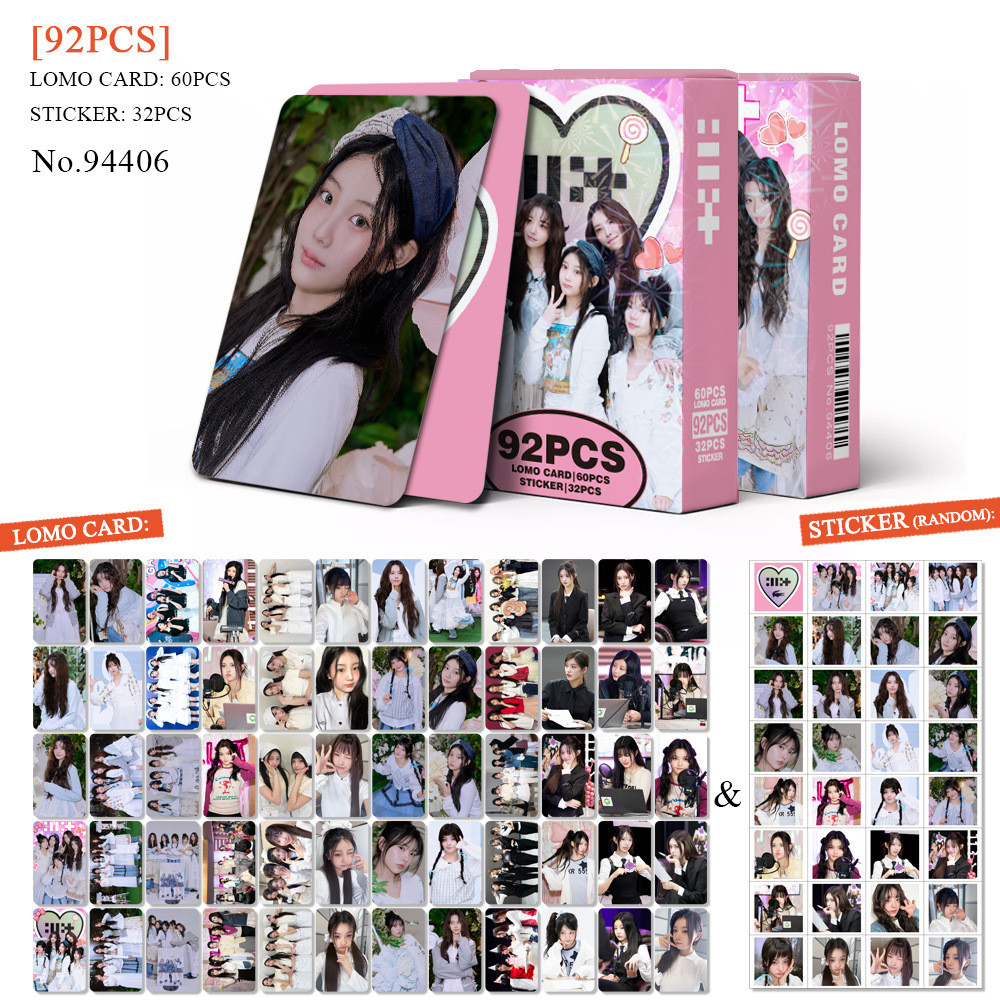 55pcs/box Ilit BOMB Lomo Cards Eu Vou Como Você Cartões