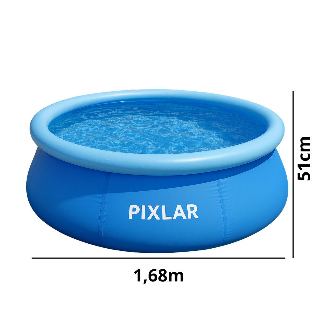 Piscina Borda Inflável Capacidade 1000 Litros Pixlar - 3