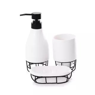 Kit Banheiro Lather 3 Peças em Oferta na Shopee