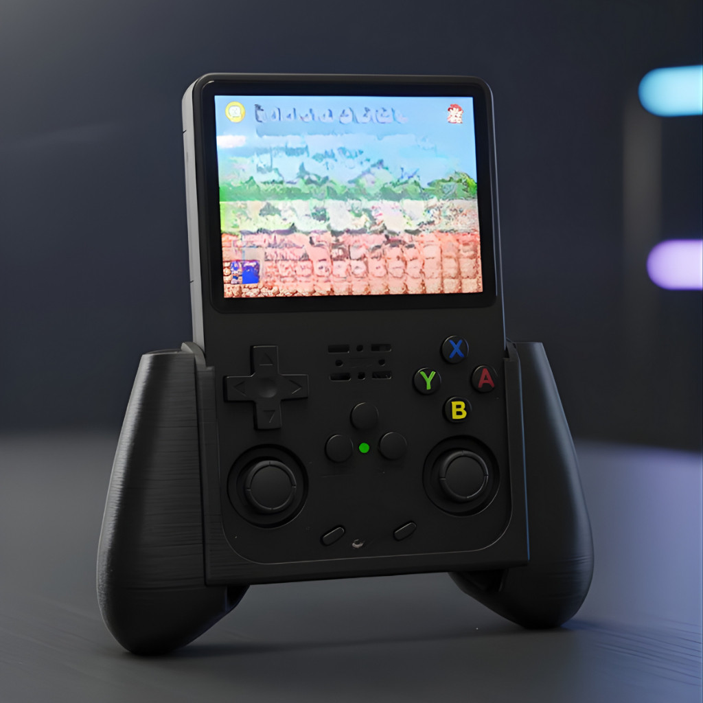 Grip de Mão Ergonômico Para Console R36S Pegada Segura e Estavel Como ...