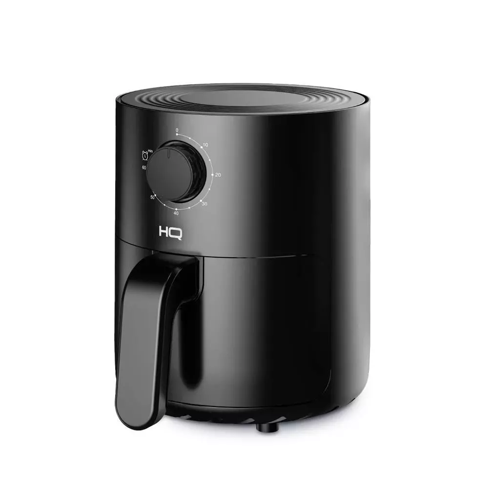 Fritadeira AirFryer HQ 2,8 litros ângulo lateral com seletor de tempo