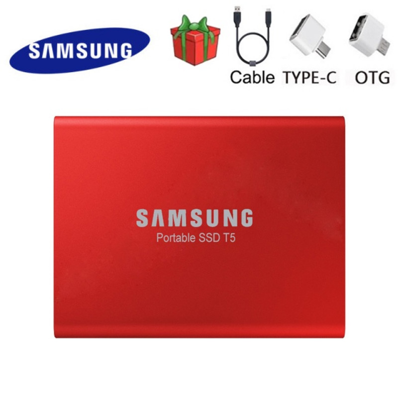 Original💯] SAMSUNG T5 1TB-128TB Unidade SSD Externa De Estado